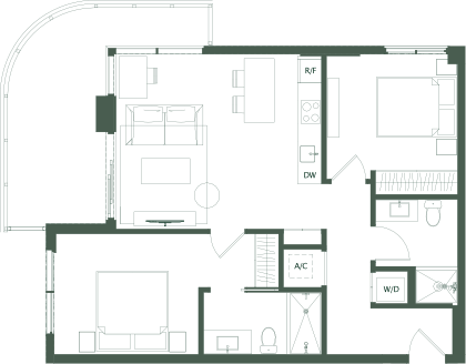 600 Miami WorldCenter Floor Plan A