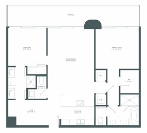 Brickell Flatiron Condos Floor Plans Penthouse 06