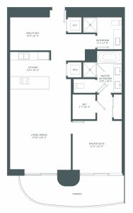 Brickell Flatiron Condos Floor Plans Tower Unit 05