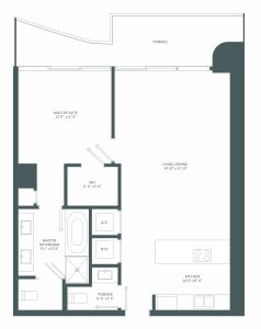 Brickell Flatiron Condos Floor Plans Tower Unit 08