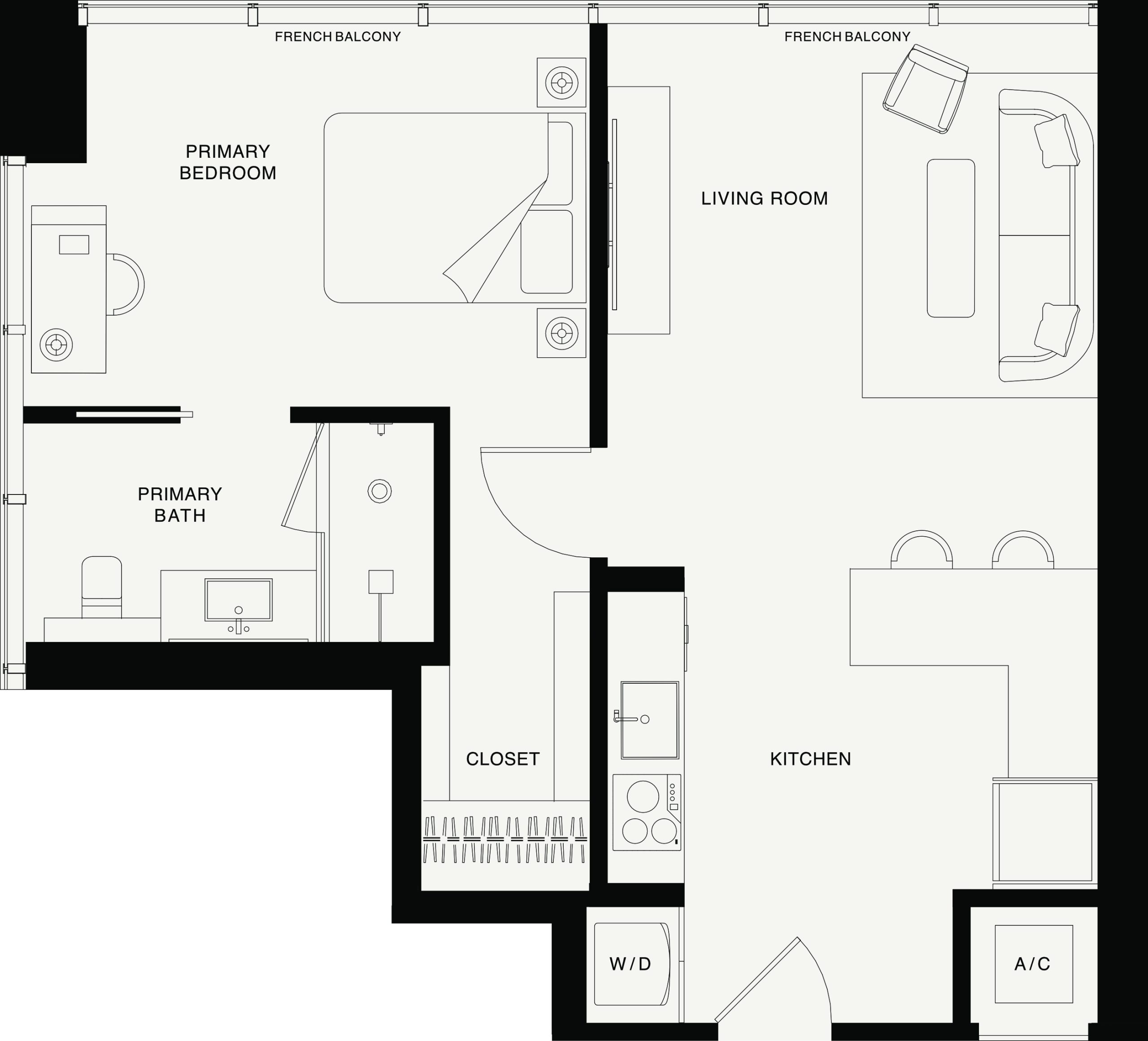 W11 - One Bedroom Residences - Residence 01