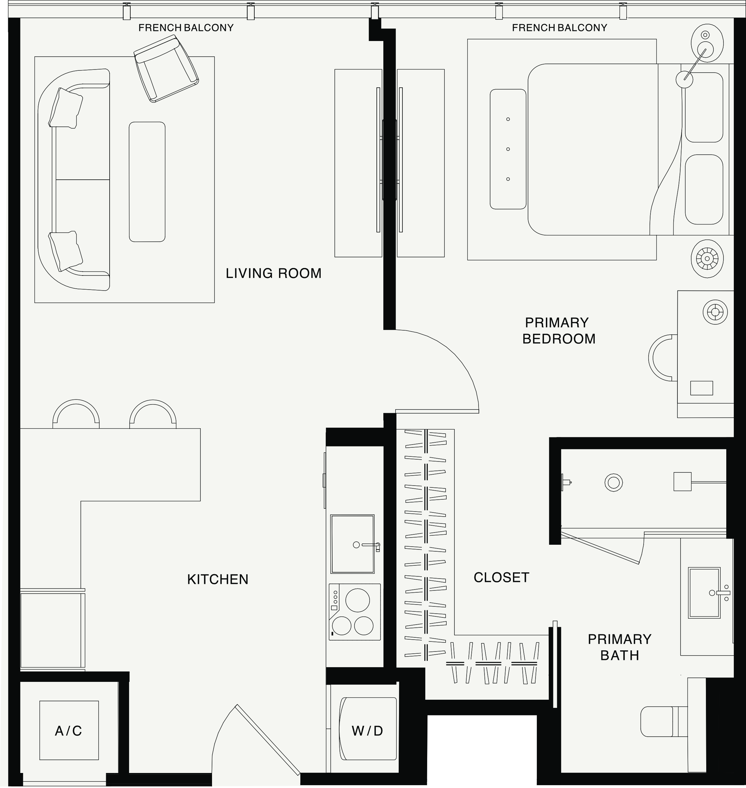 W11 - One Bedroom Residences - Residence 04