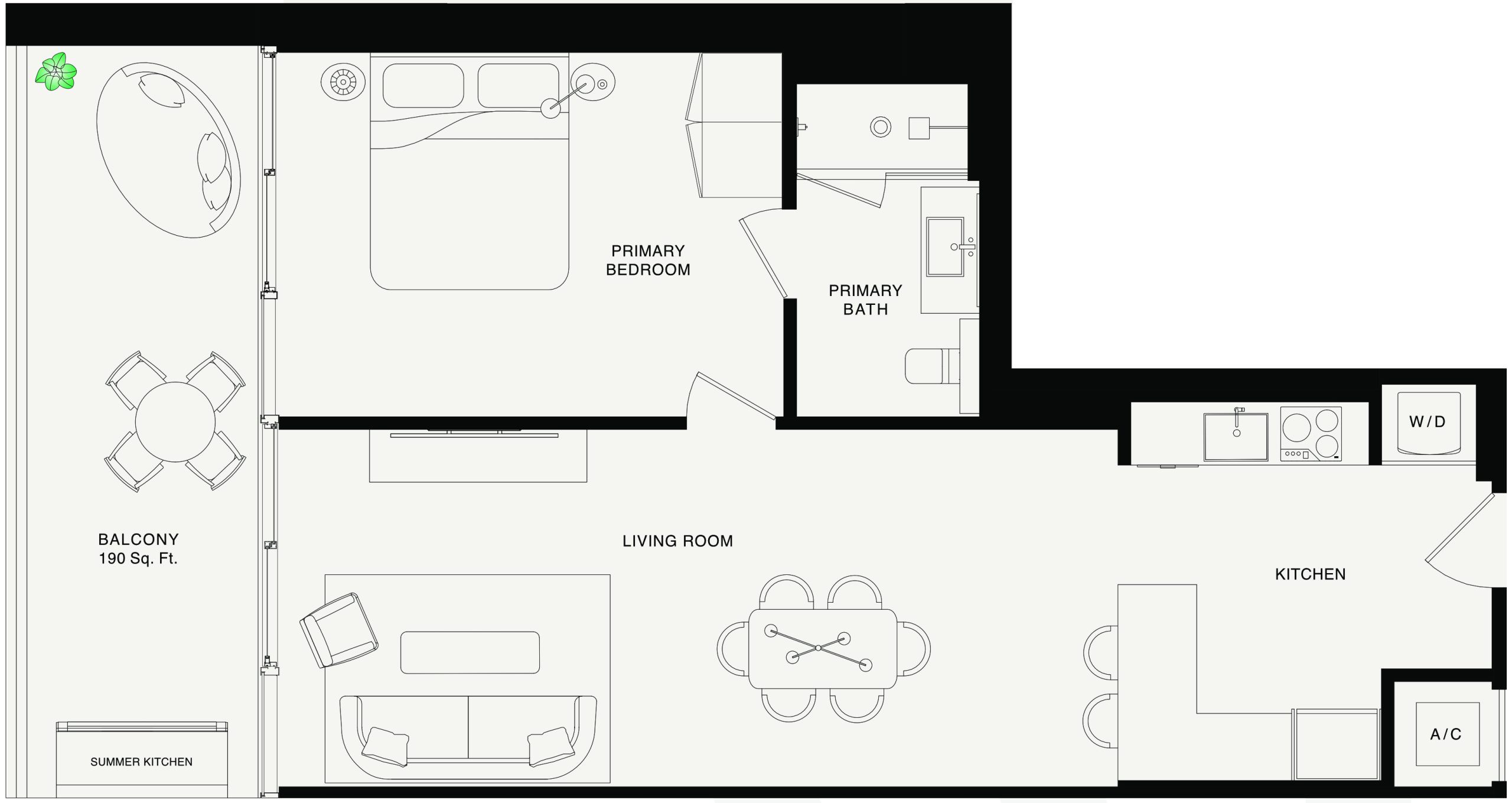 W11 - One Bedroom Residences - Residence 22